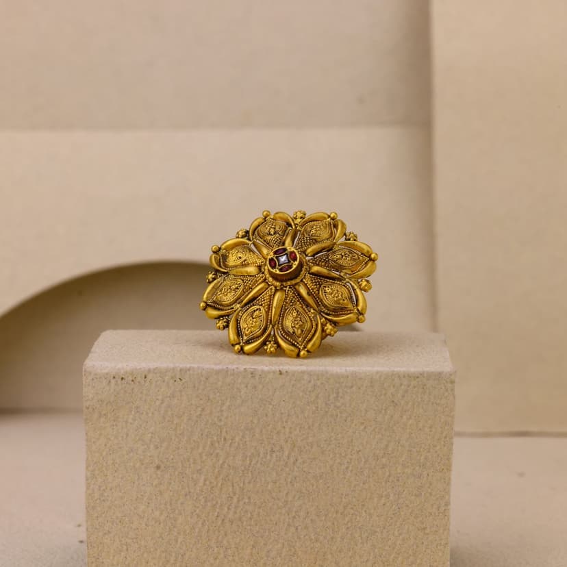 Kumud Antique Ring 22KT