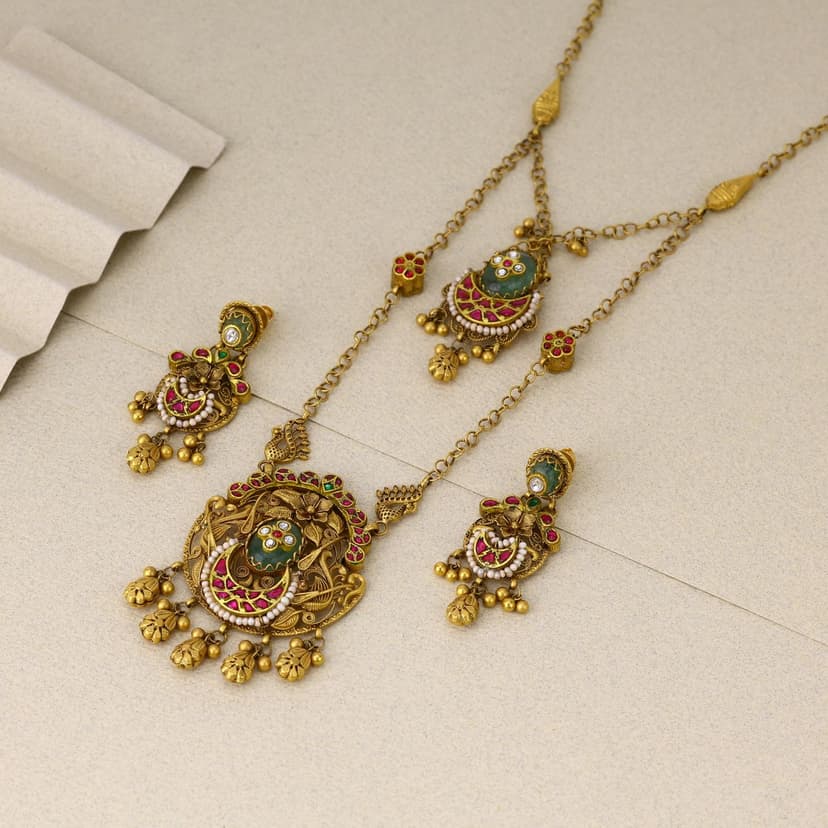 Anvitha Chain Necklace 22KT