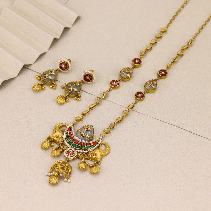 Kanchana Vyoma Chain Necklace 22KT