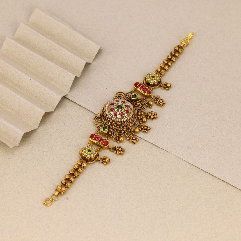 Arunodaya Padmapratīka Heritage Bracelet 22KT