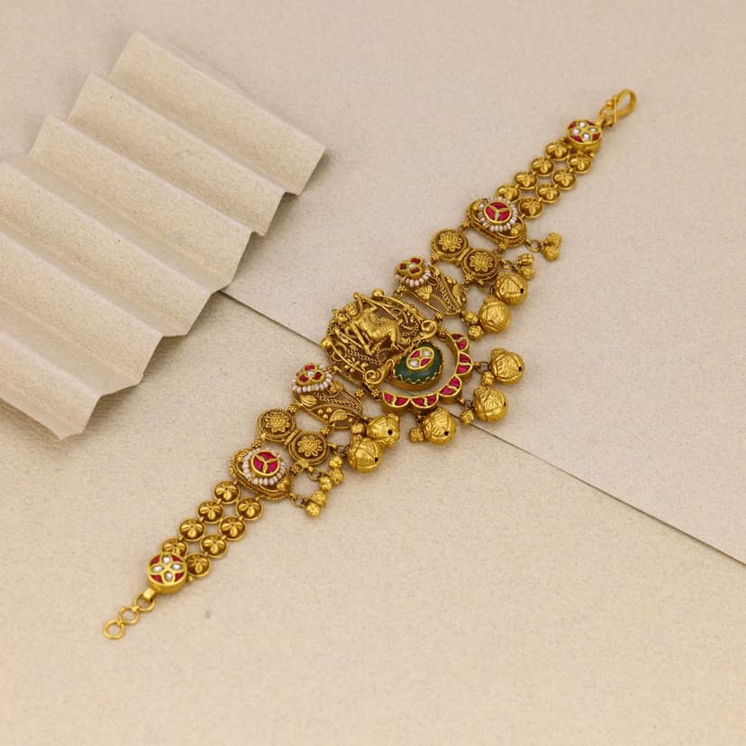 Harivamshi Nrityalekh Heritage Bracelet 22KT