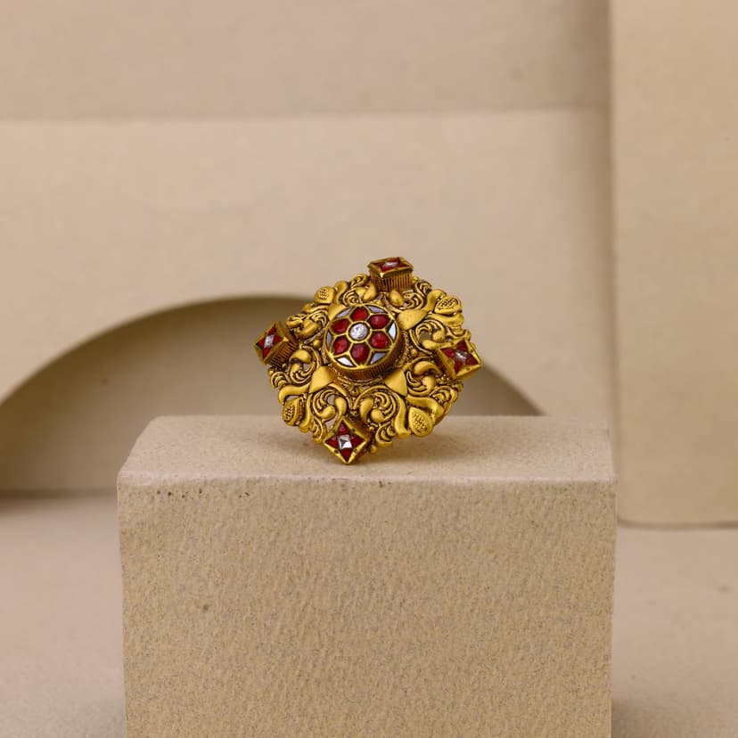 Rajsi Kiran Antique Ring 22KT