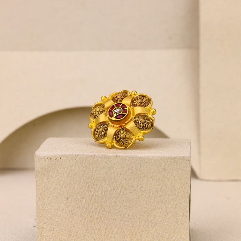 PadmaJyoti Antique Ring 22KT
