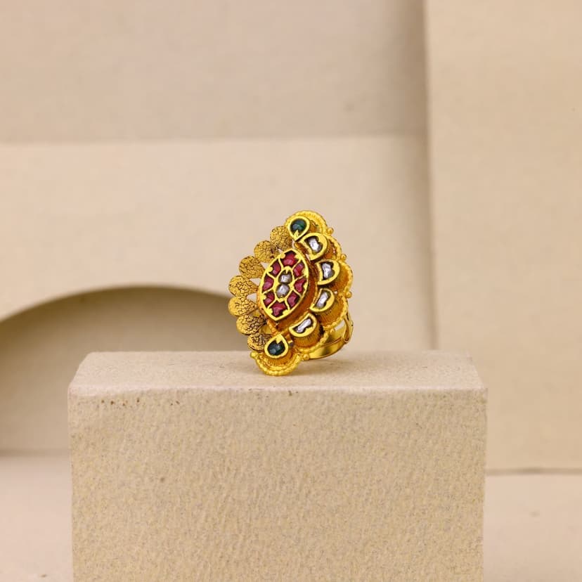 RatnaVilasa Antique Ring 22KT