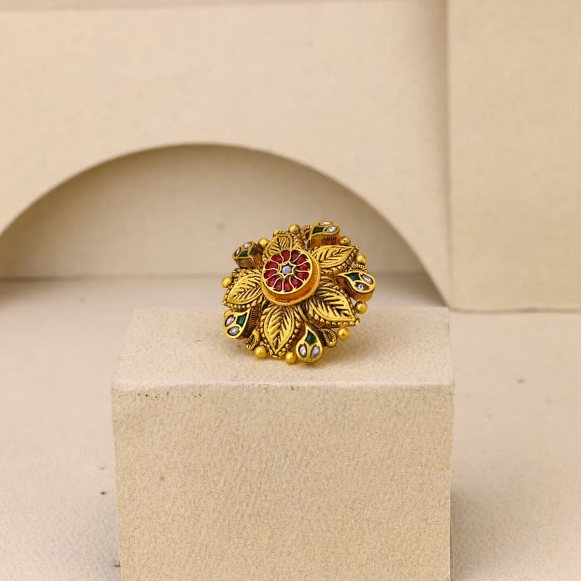 VanaPushpa Antique Ring 22KT