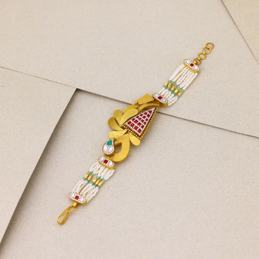 Kanak Triveni Shringar Bracelet 22KT