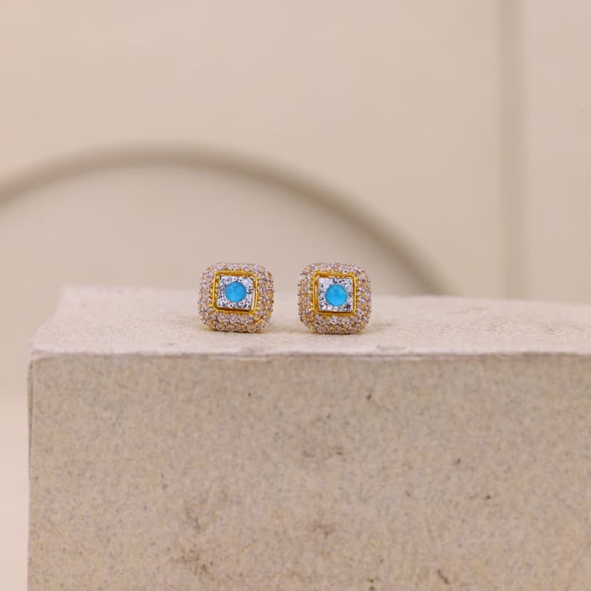 Azurielle Quadria Earrings 18KT