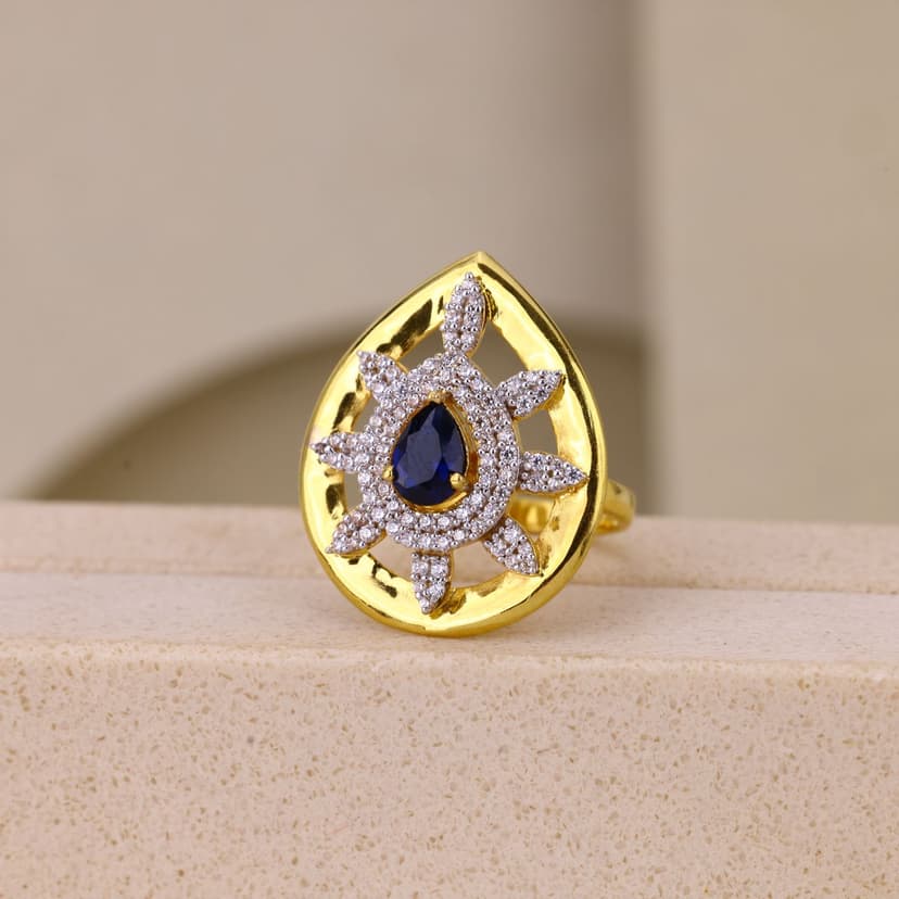 Solara Midnight Ring 22KT