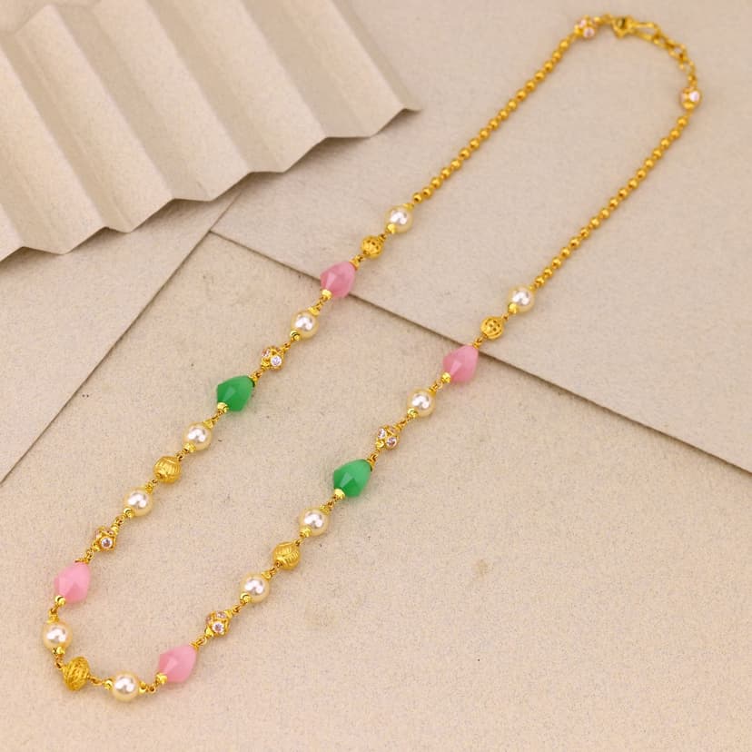 Madhur Lata Ethnic Mala 22KT