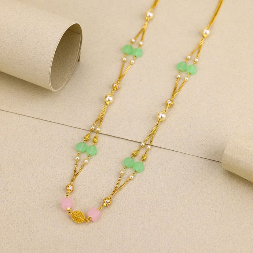 Pallav Pushpa Ethnic Mala 22KT