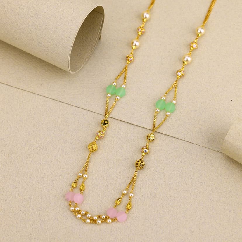Komal Kunj Ethnic Mala 22KT