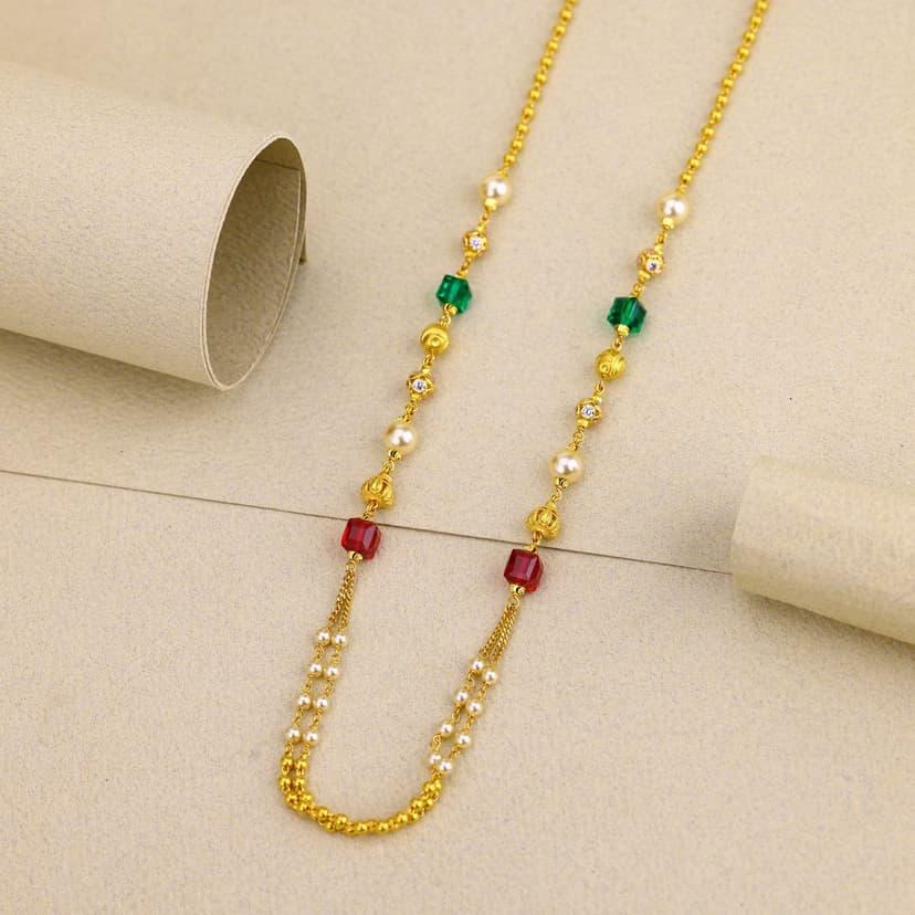 Samrat Ratna Ethnic mala 22KT