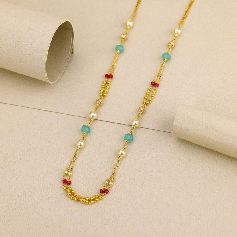 Ratna Sagar Ethnic Mala 22KT