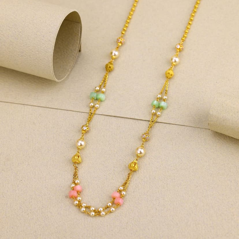 Madhu Manjari Ethnic Mala 22KT