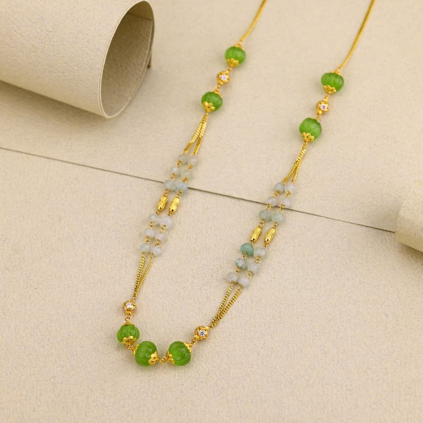 Shahi Bandh Ethnic Mala 22KT
