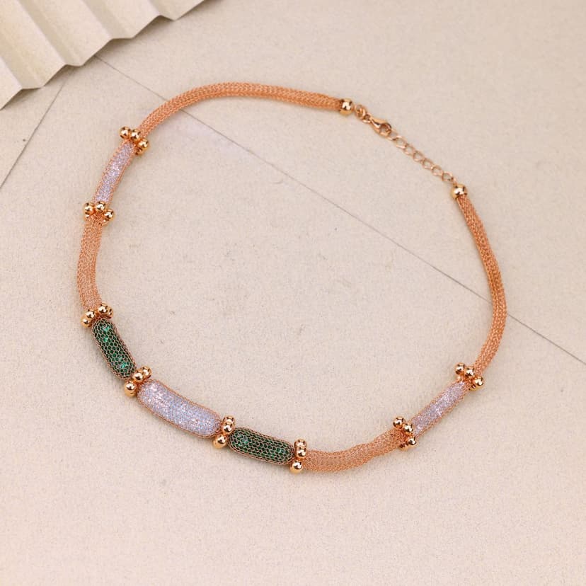 Sparkle Mesh Ladies Chain 18KT