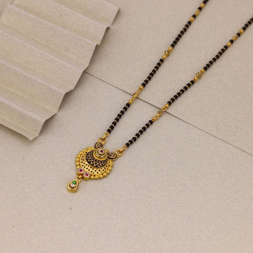 Shringarika Vratika Antique Mangalsutra 22KT