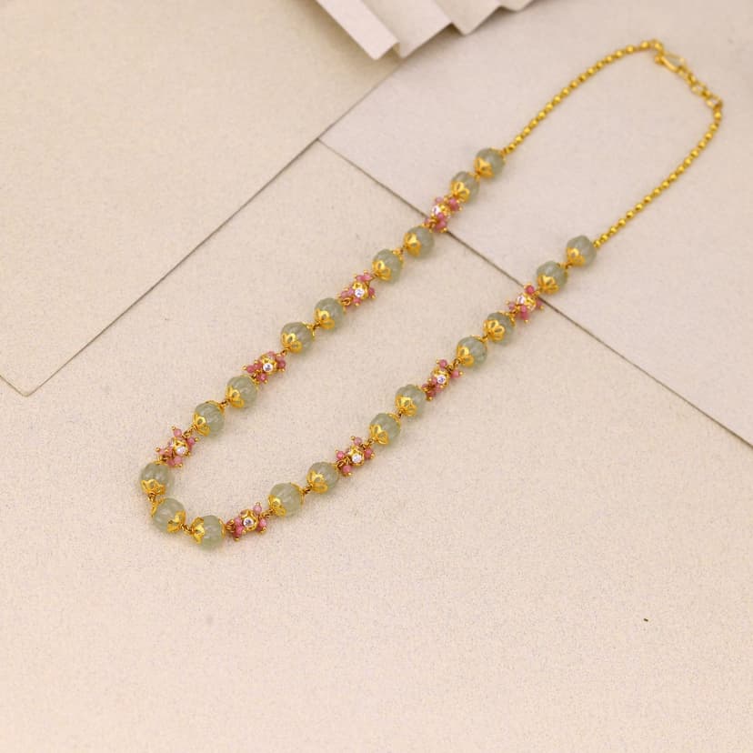 Shravana Sunehri Ethnic Mala 22KT