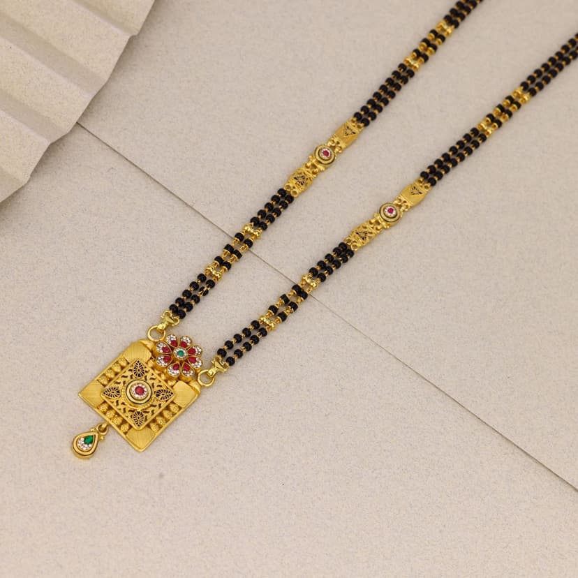 Prathima Kshetrapankti Mangalsutra 22KT