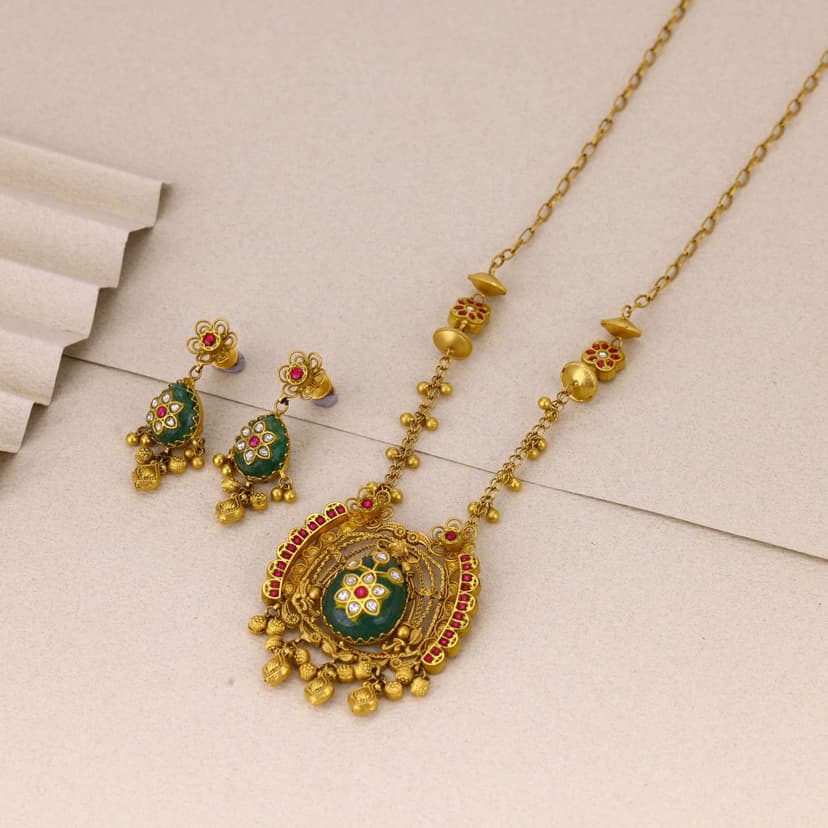  Nayanam Chain Necklace 22KT