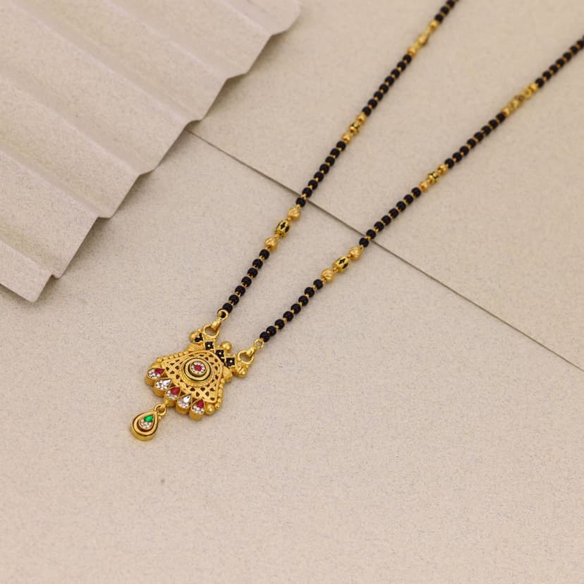 Dhruvika Kanthanika Mangalsutra 22KT