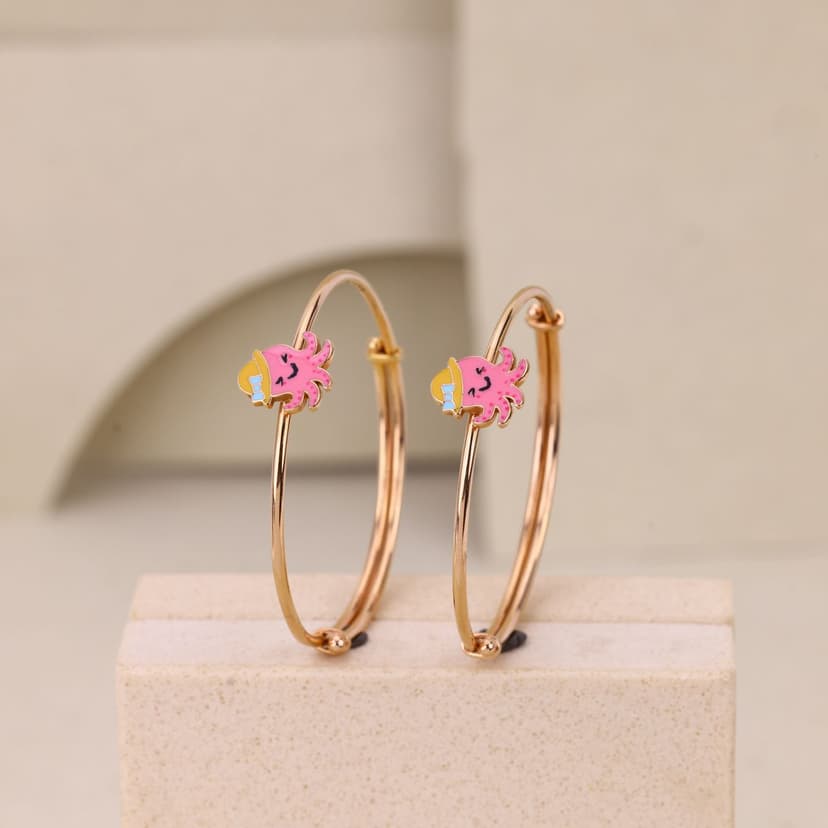 Coral Cap Baby Kadli 18KT