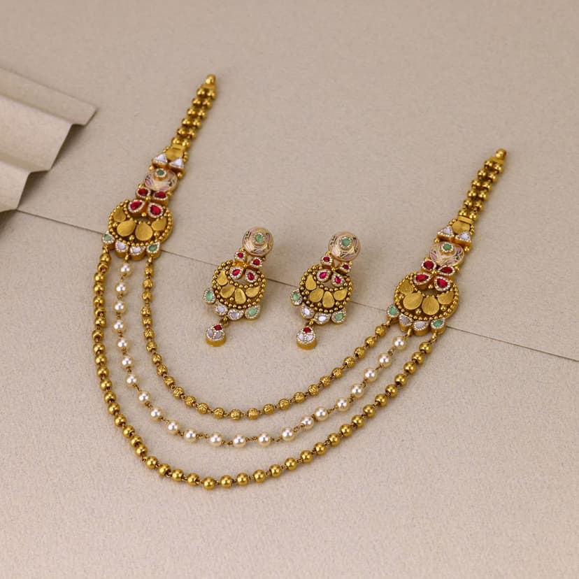 Svarlika Antique Necklace 22KT