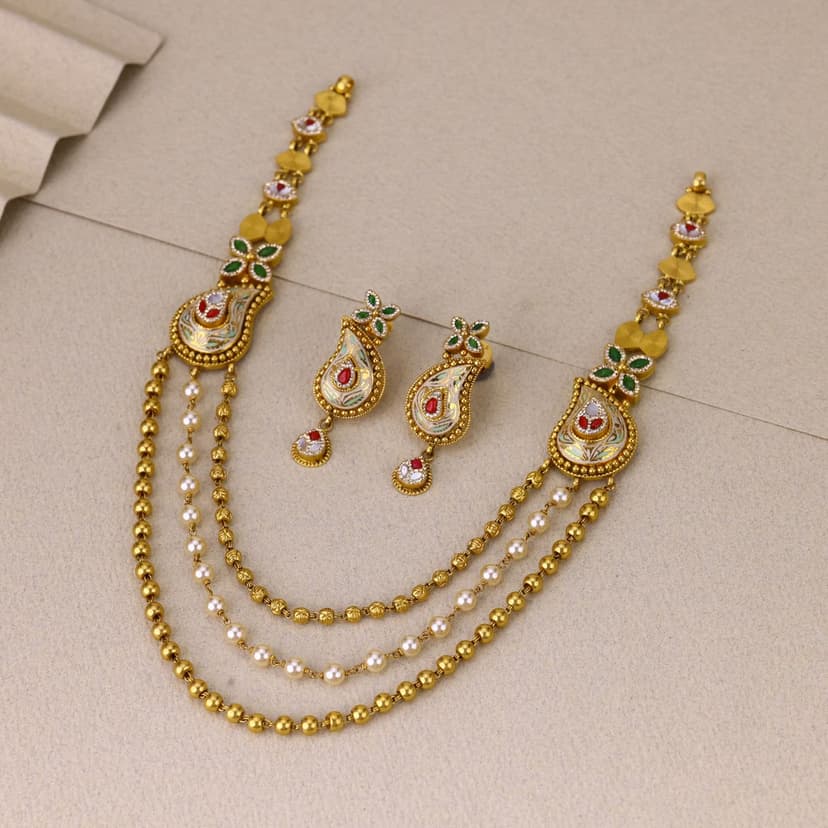 Elura Antique Necklace 22KT
