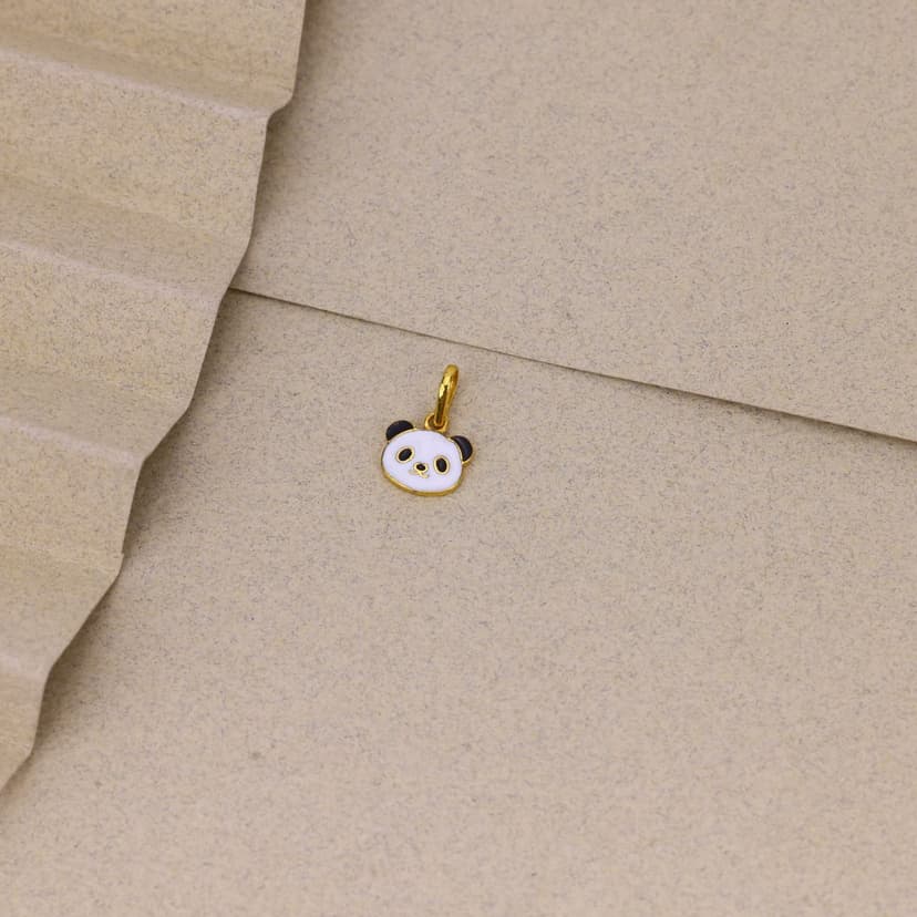BambooBliss PandaCharm Pendant 18KT
