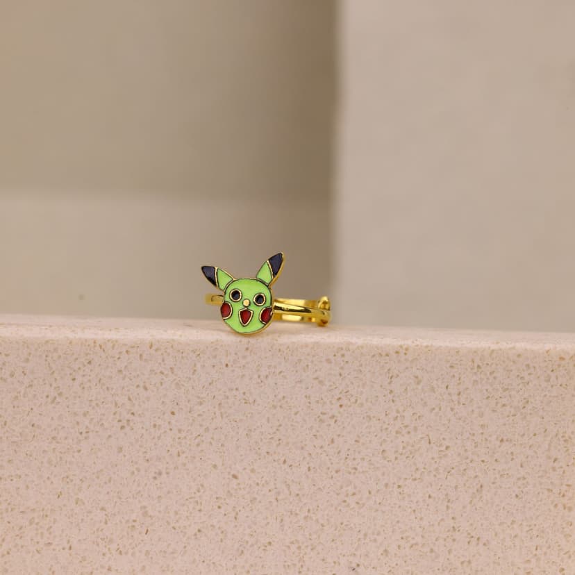 Pikachu LumiSpark Baby Ring 18KT