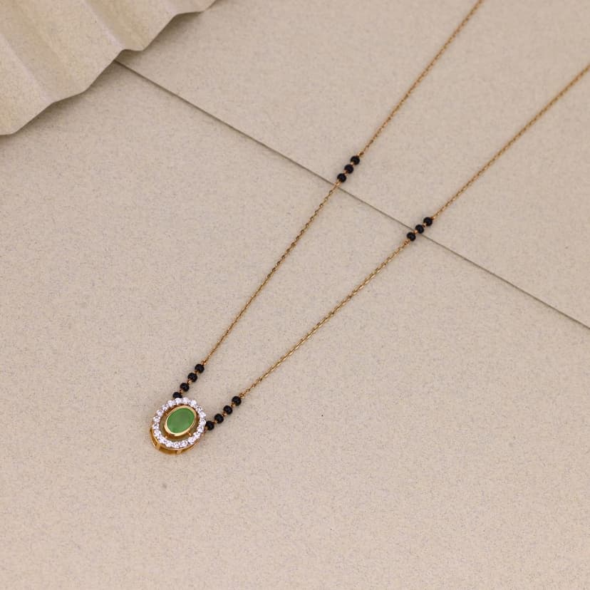 Emerelle VerdantHalo Mangalsutra 18KT