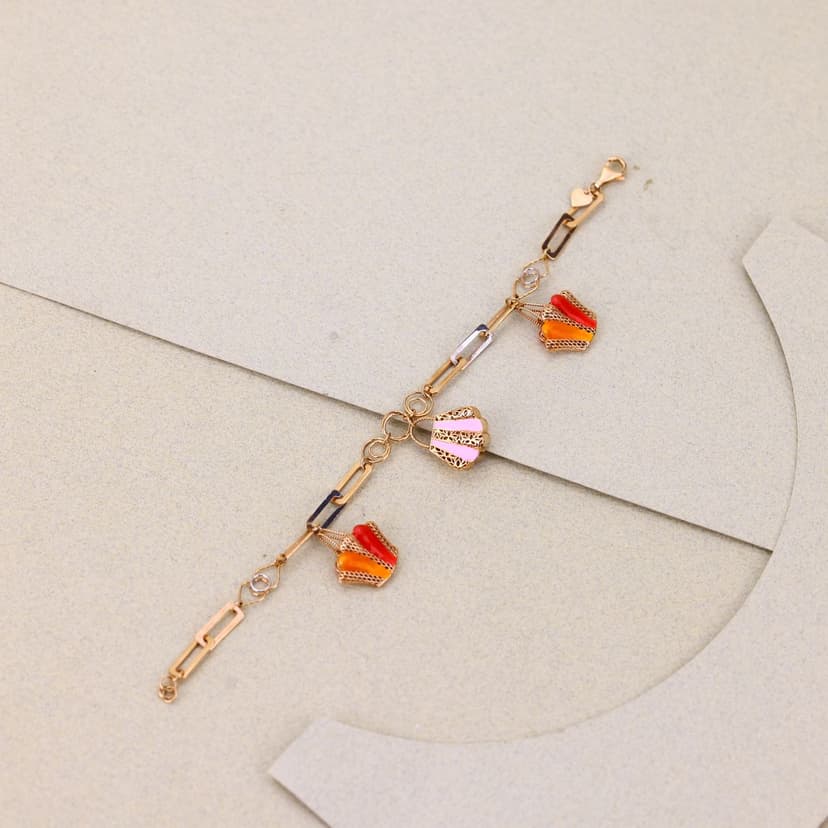 Seraphelle EmberCharm Bracelet 18KT