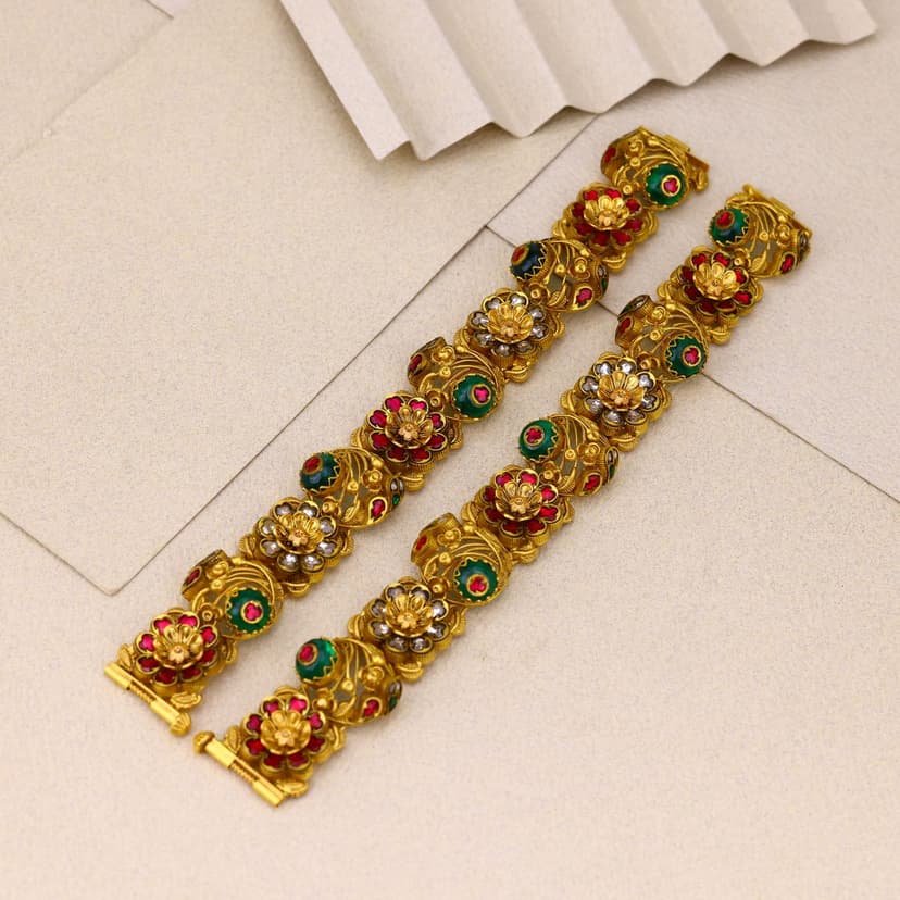 Heritage Lotus Blossom Gajara 22KT