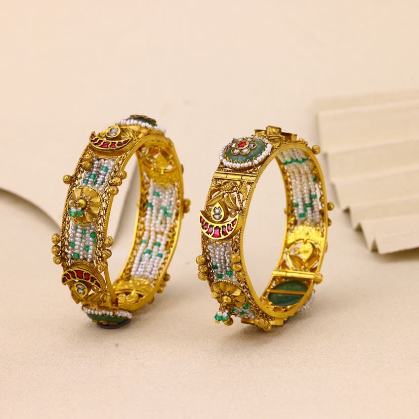 Vaidarbha Vithika Heritage Bangles 22KT