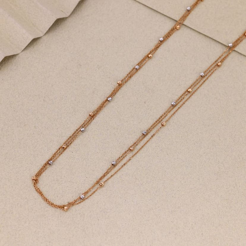Virella Duet Cascade Chain 18KT