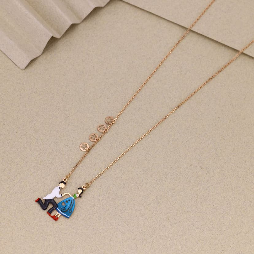 Safaréa Twinheart Chain 18KT
