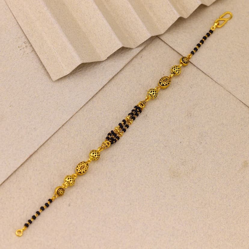 Irayna Sootrika Mangalsutra Bracelet 22KT