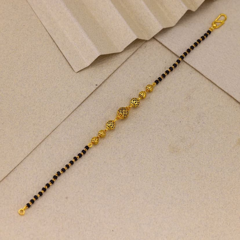 Virelya Sutrakala Mangalsutra Bracelet 22KT