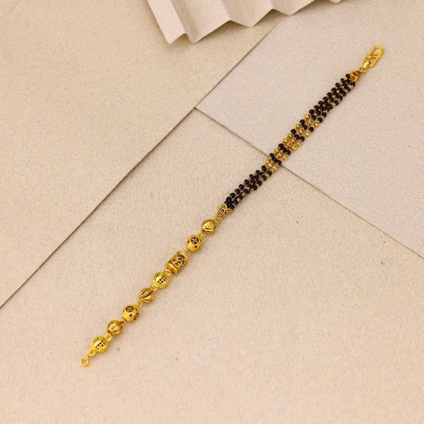 Aurevyn Bandhana Mangalsutra Bracelet 22KT
