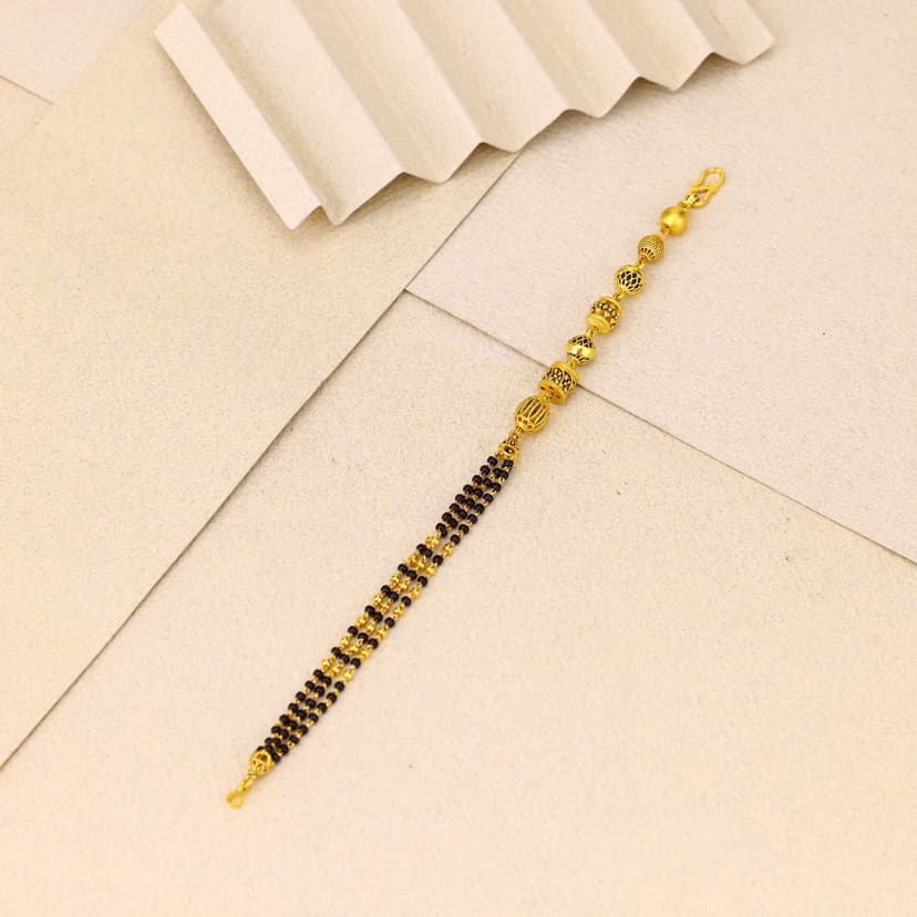 Kanvaya Sutraé Mangalsutra Bracelet 22KT