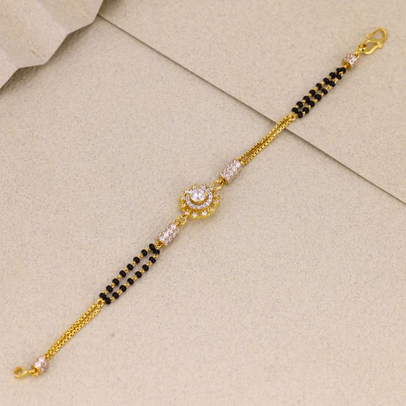 Oria Vant Mangalsutra Bracelet 22KT