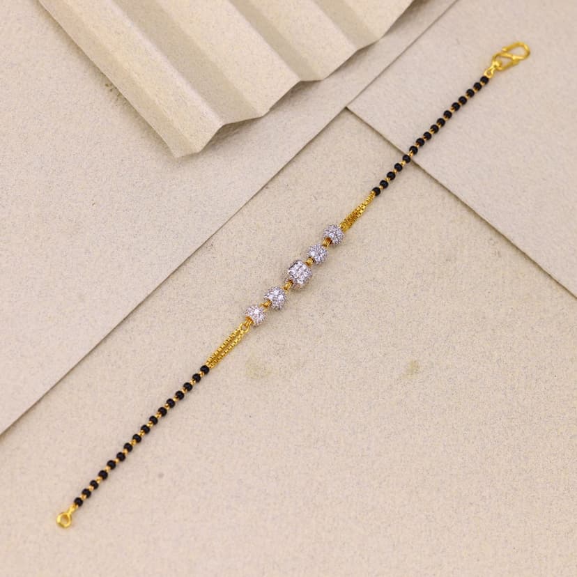 Zivara Élan Mangalsutra Bracelet 22KT