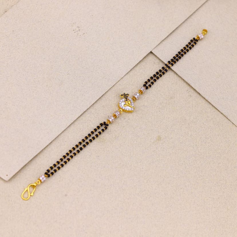 Aaranyaa Vowline Mangalsutra Bracelet 22KT