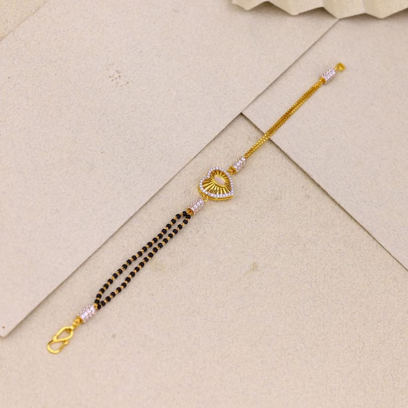 Suryanira Bondline Mangalsutra Bracelet 22KT