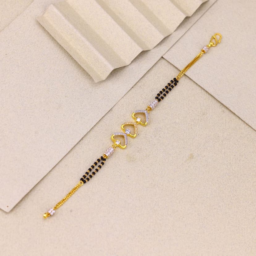 Veliora Bond Mangalsutra Bracelet 22KT
