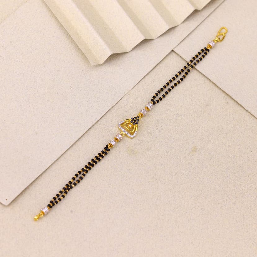 Trikaya Vow Mangalsutra Bracelet 22KT