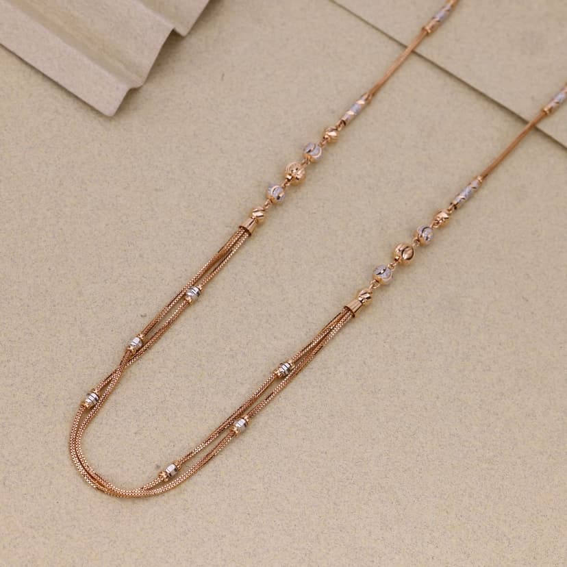 LADIES CHAIN 18KT