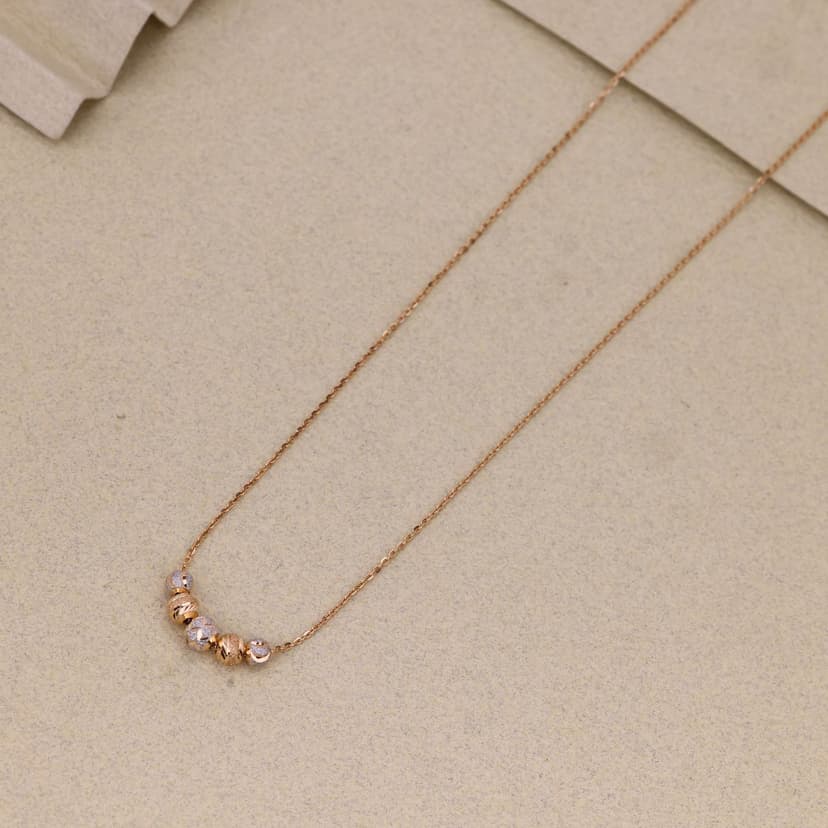 Lunara Beadglide Chain 18KT