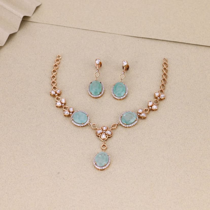 Celestara Verdant Muse Necklace 18KT