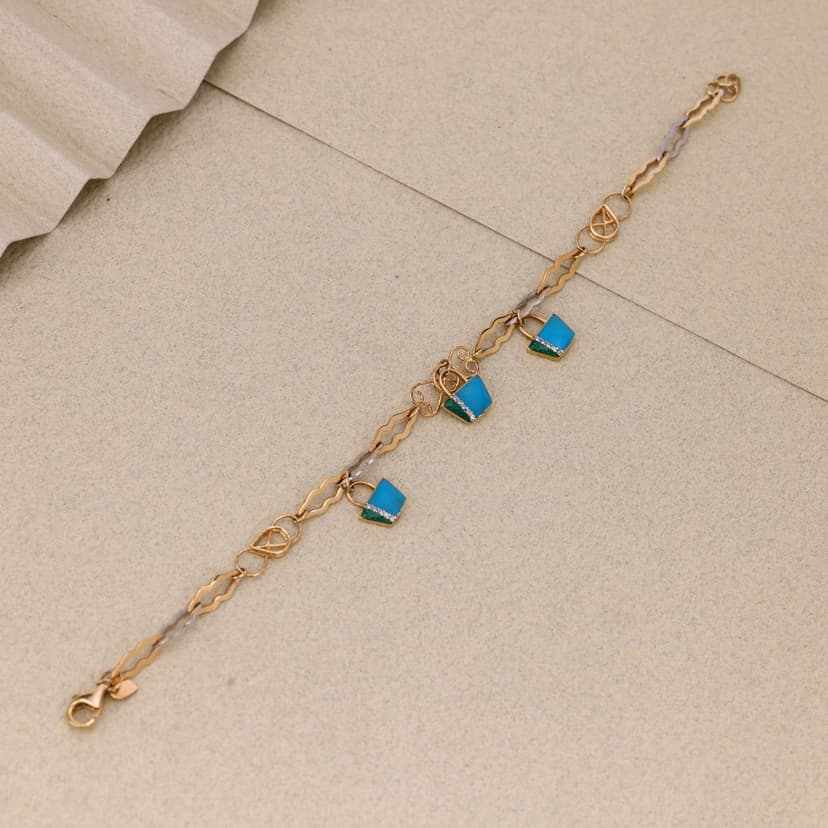 Azuralis Tide Bracelet 18KT